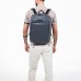 Кожаный мужской рюкзак для ноутбука Faber Grey/Black